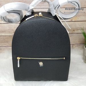 Tory Burch Emerson leather Black Backpack